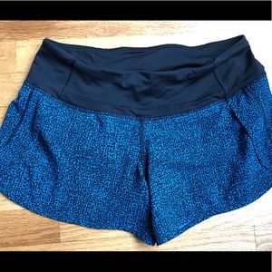 Lululemon Speed Shorts sz 6 EUC
